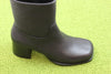 Women's Vico Zip Boot - Black Calf Side Angle View