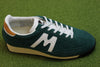 Unisex Mestari Sneaker - Posey Green/White Suede/Leather Side Angle View