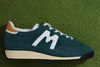 Unisex Mestari Sneaker - Posey Green/White Suede/Leather Side View