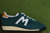 Unisex Mestari Sneaker - Posey Green/White Suede/Leather Side View