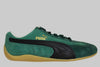 Unisex Speedcat OG Sneaker- Green/Black Suede/Leather Side View