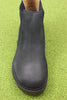 Birkenstock Men's Stalon Boot - Black Leather Top View