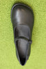 Womens Kora MJ Pump - Black Leather Top View