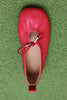 Womens Rosalind Ballet - Red Leather Top view