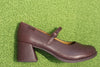 Womens Kora MJ Pump - Beizos Leather Side View
