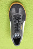 Unisex Palermo Sneaker - Black/White Leather/Suede Top View