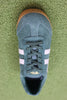 Women's Harrier Sneaker - Evergreen/Off White Suede/Leather Top View