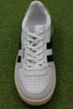 Gola Women's Hawk Sneaker - White/Black/Gold Leather/Suede Top View
