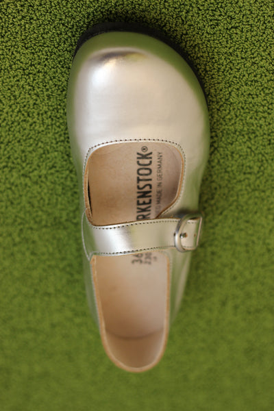 Women's Santa Clarita Maryjane - Silver Leather