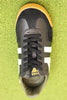 Men's Europa Sneaker - Black/Off White Leather/Suede Top View