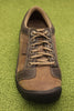 Keen Men's Austin Casual Waterproof Shoe- Brown Leather Side Angle View