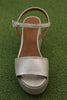 Women's Lauren Sandal - Champan Metallic Leather Top View