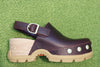 Women's Roam'n Clog- Redwood Leather Side View