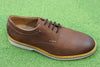 Men's Atticus LT Oxford - Dark Tan Leather Side Angle View