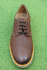 Men's Atticus LT Oxford - Dark Tan Leather Side Top View