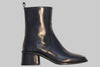 Women's 21946 Zip Boot - Navy Leather Side View