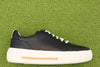 Women's Hollyhock Walk Sneaker- Black Leather Side  View