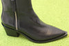 Women's Taby37 Boot - Black Calf Side Angle View