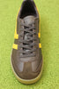 Men's Viper Leather Sneaker -Dark Brown/Sun Leather Top View