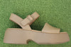 Camper Women's Tasha Sandal - Crater Leather Top View Side View