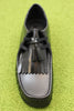 Men's Wallabee - High Shine Black Leather Top View
