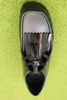 Men's Wallabee - High Shine Black Leather Top View