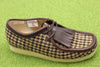 Men's Wallabee - Brown Harris Tweed Wool/Leather Side Angle View