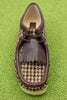 Men's Wallabee - Brown Harris Tweed Wool/Leather Top Angle View
