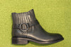 Women's Elsbury Boot - Black Leather Side View