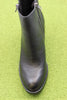 Women's Aime Boot - Black Leather Top View