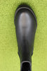 Women's Nella Top Chelsea Boot - Black Leather Top View