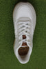 Womens Nellie Sneaker  - White/White Nylon/Suede Top View