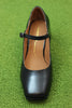 Women's Christopher Mary Jane - Black Calf Side Top  View