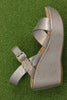 Women's Ava 2.0 Sandal - Soft Gold Leather Side View