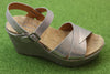 Women's Ava 2.0 Sandal - Soft Gold Leather Side Angle View