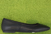 Women's Orinda Ballet - Black Leather Side View