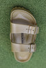 Women's Arizona Eva Sandal - Metallic Gold Top View