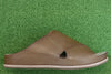Women's Tutsi Cross Band Sandal - Brown Leather Side View