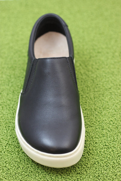 Mens BIRKENSTOCK Sz 43 US 10 Black Leather Oswego Slip-On Shoes Men main image 2