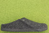 Mens Zermatt Slipper - Anthracite Wool/Shearling Side View