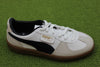 Women's Palermo Sneaker - White/Black leather Side Angle View