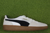 Women's Palermo Sneaker - White/Black leather Side View