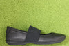 Womens Right Mary Jane Slip On - Black Leather Side View