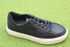 Unisex Monroe VP Sneaker - Black Leather Side Angle View