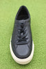 Unisex Monroe VP Sneaker - Black Leather Top View