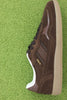 Womens Rife Shimmer Sneaker-Brown Suede/Leather  Side View