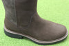 Women's Rowena Tall Boot - Brown Leather/Suede Side Angle View