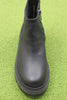 Women's Hencroft Step Boot - Black Leather Top View