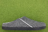 Mens Zermatt Slipper - Herringbone Wool/Shearling Side View