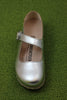 Women's Tracy Maryjane - Silver Metallic Leather Top View